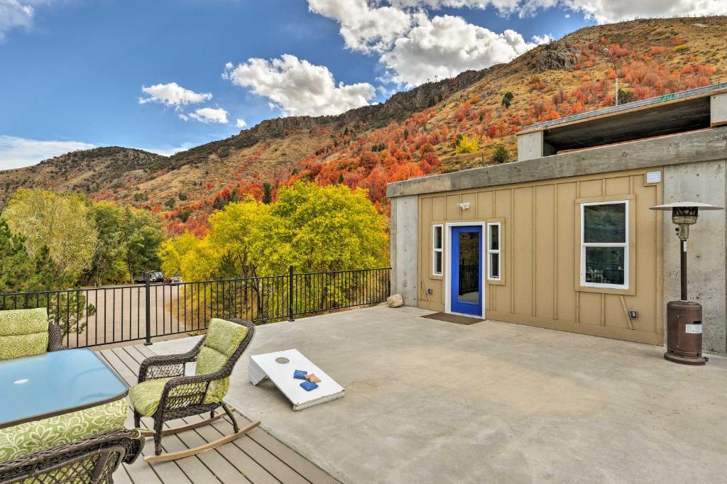 Central Lava Hot Springs Studio with Deck and Views! - image 3