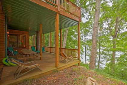 Large Lavonia Lakefront Log Cabin with Boat Slip - image 11