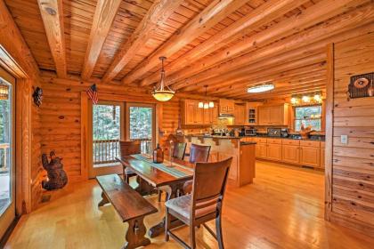 Large Lavonia Lakefront Log Cabin with Boat Slip - image 3