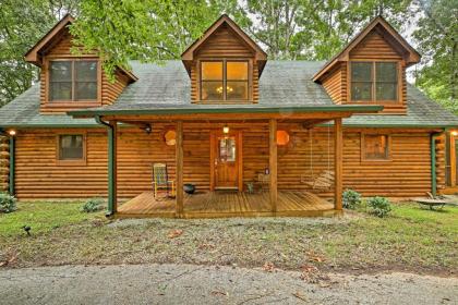 Large Lavonia Lakefront Log Cabin with Boat Slip - image 8