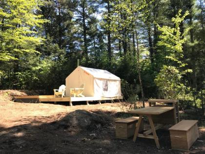 Luxury tents in Limington Maine