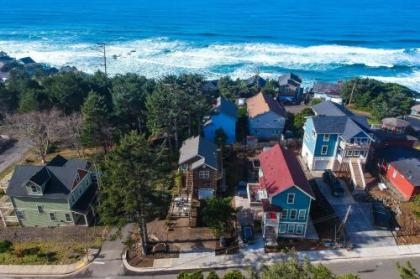 Beach house with a park