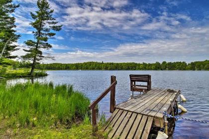 Burns Lake Cabin with Dock Fire Pit Rowboat and more Little Round Lake