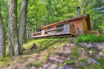 Burns Lake Cabin with Dock Fire Pit Rowboat and More! - image 12