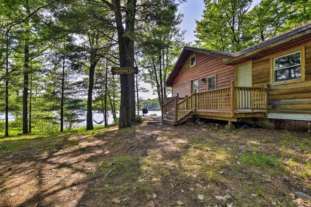 Burns Lake Cabin with Dock Fire Pit Rowboat and More! - image 4