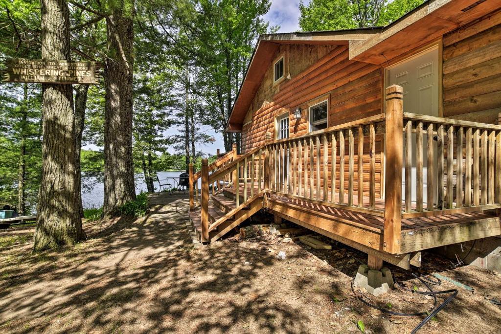 Burns Lake Cabin with Dock Fire Pit Rowboat and More! - image 6