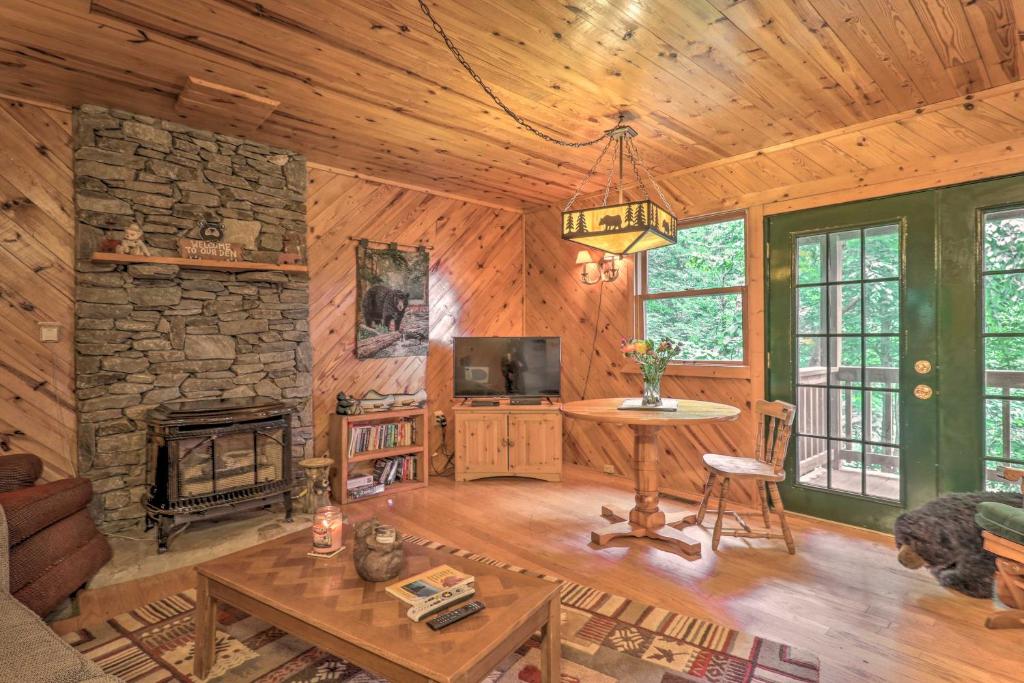 Chic Maggie Valley Cabin with Private Hot Tub! - image 6