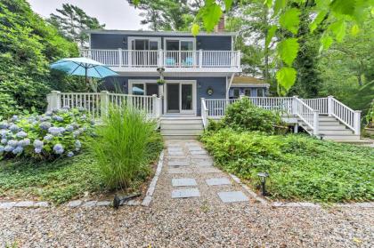 mashpee House with Wraparound Deck   Walk to Beach