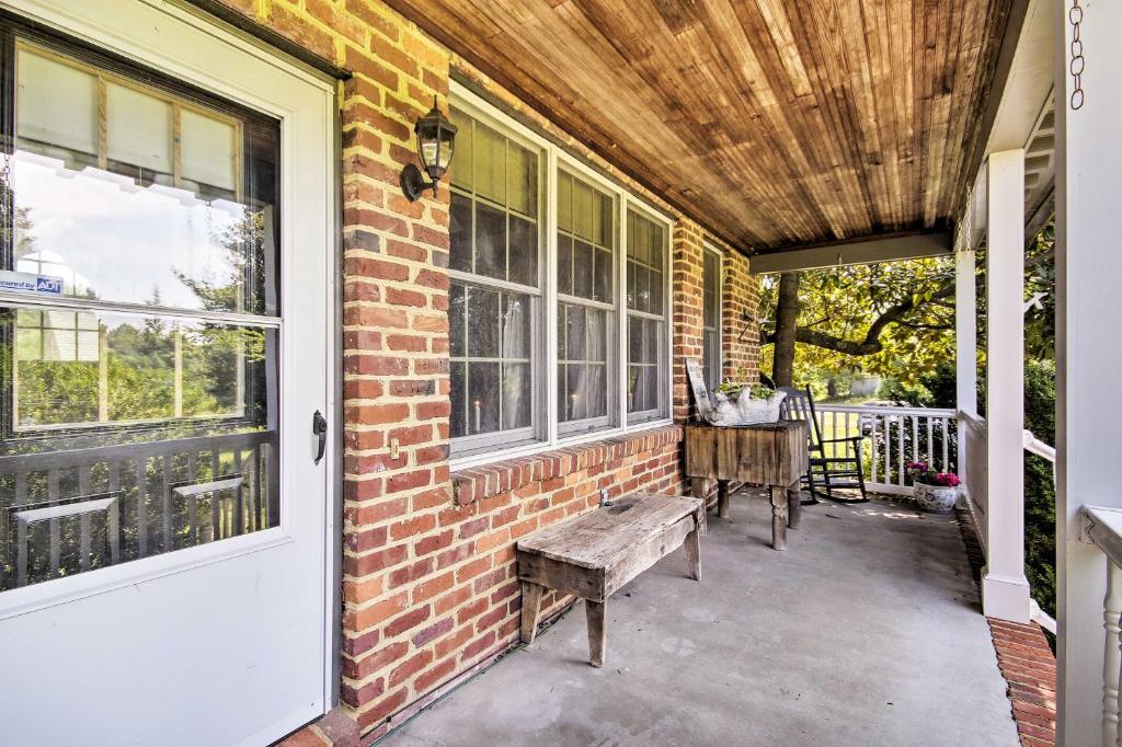 Terre Haute Manor Farmhouse with Deck and Grounds - image 4