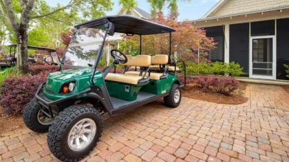 Nashville designer decorated with 6 seat golf cart and pet friendly miramar Beach Florida