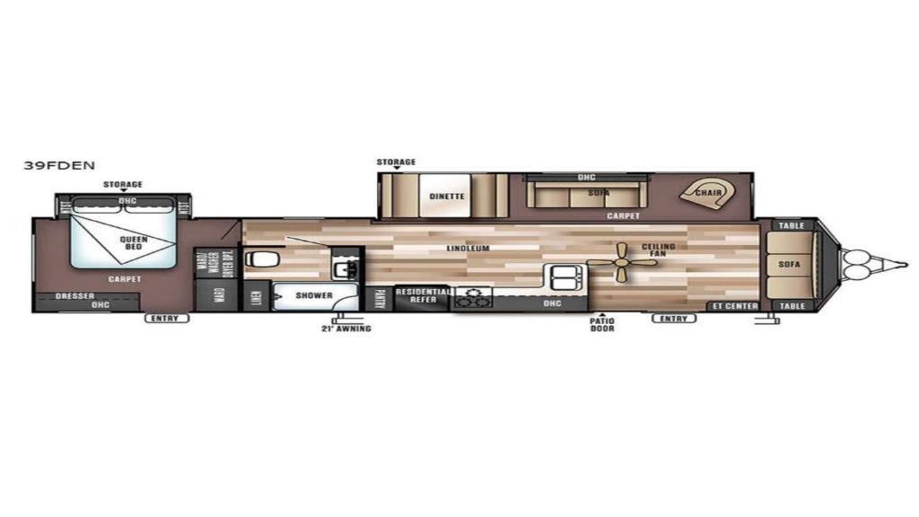 Outdoor Glamping Large RV Setup OK52 - main image