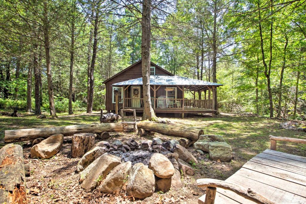 Modern Cabin Retreat on 10 Acres with Trout Stream! - main image