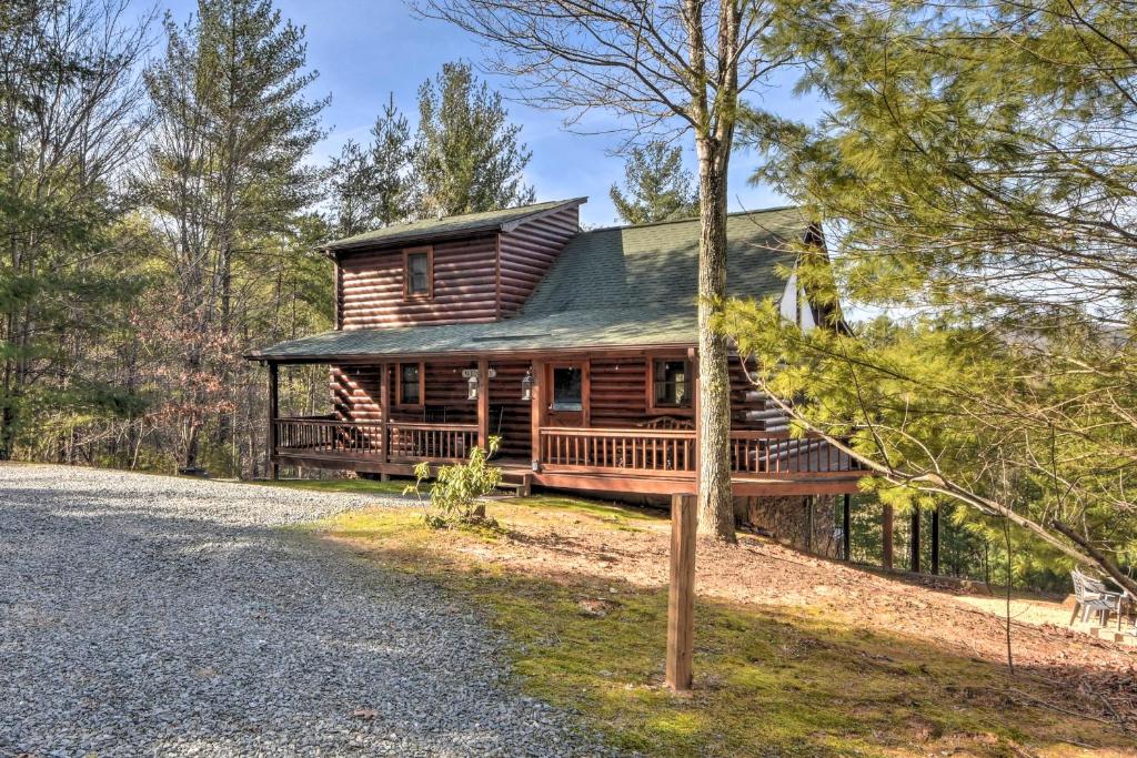 Charming Cabin with Hot Tub - 13 Miles to Blue Ridge - main image