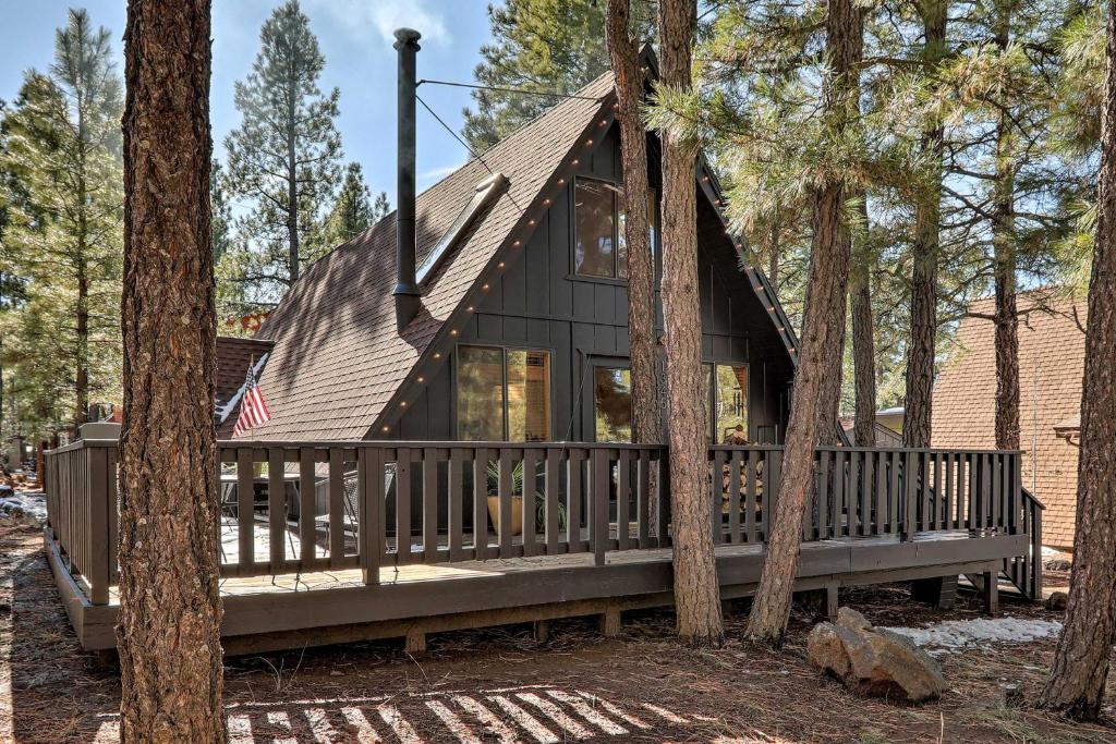 Modern A-Frame Cabin with Deck - Hike Bike and Ski! - main image