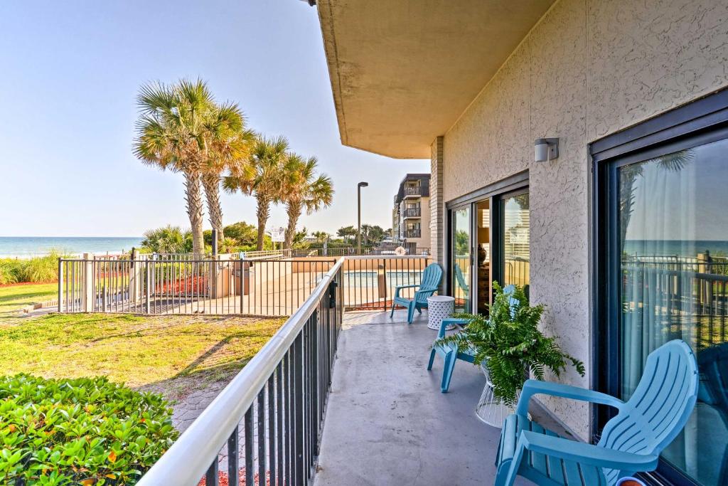 Oceanfront Myrtle Beach Condo with Patio and Pools! - main image