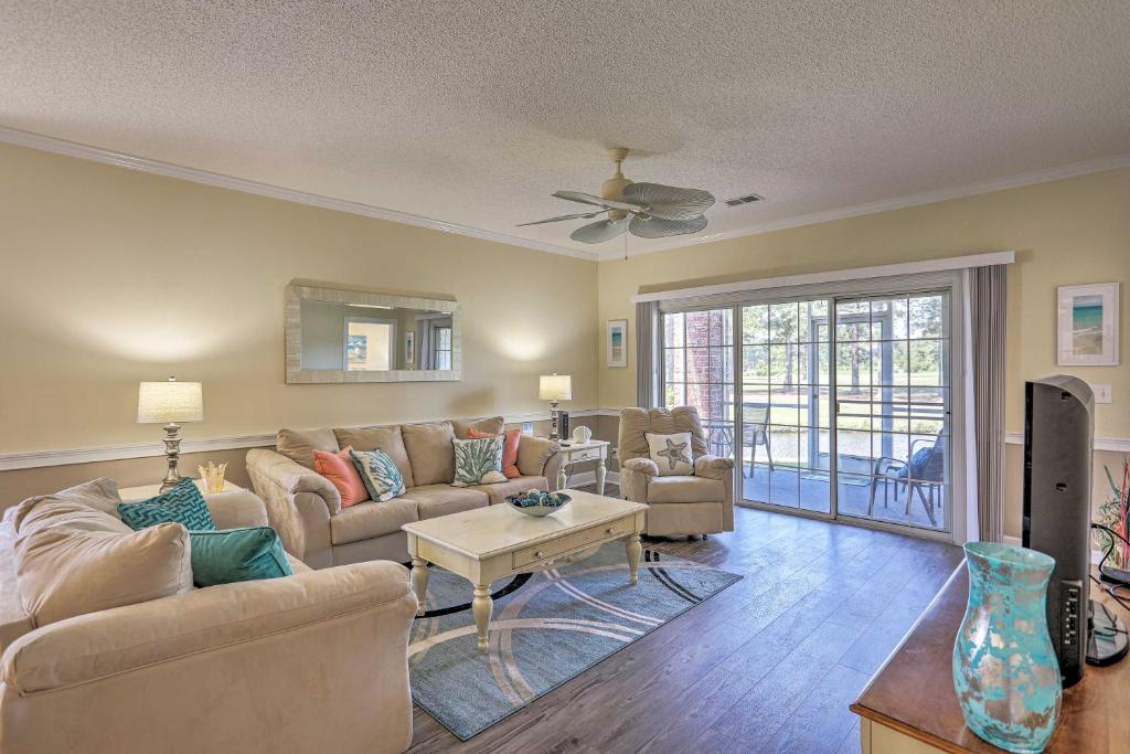 Condo with Patio about 2 Miles to Myrtle Beach Boardwalk! - main image