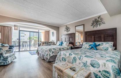 Ocean View Suite with Beachy Decor and Accents Caravelle Resort 206 Sleeps 6 Guests South Carolina