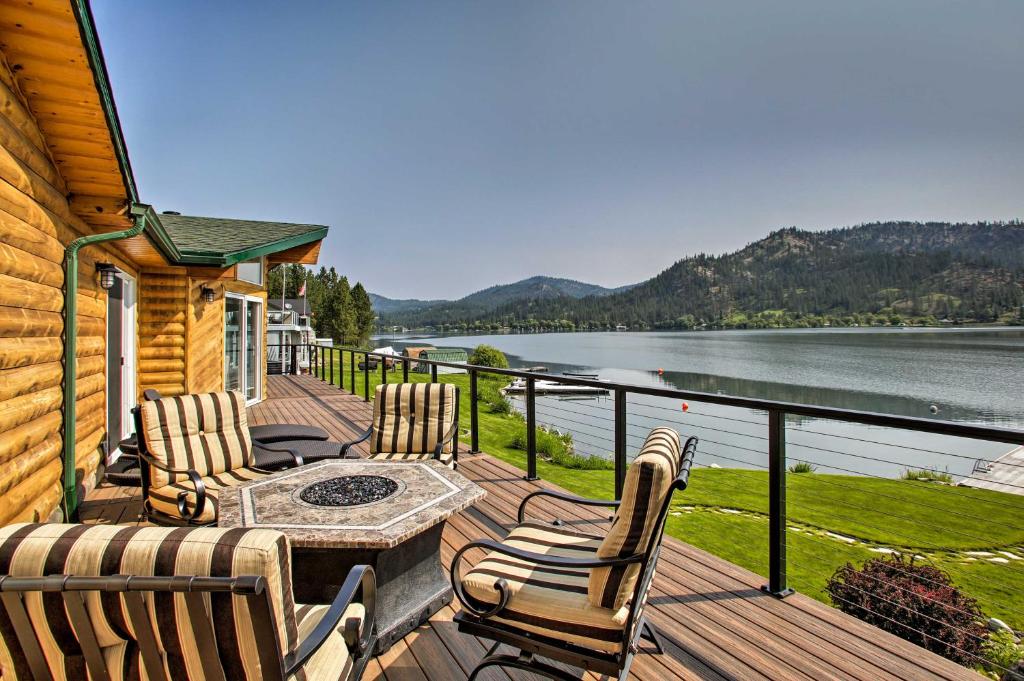 Updated Lakefront Home with Deck on Long Lake! - main image