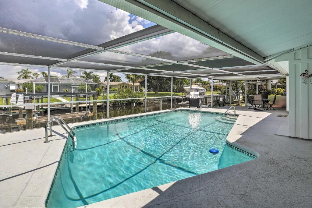 Canalfront Home with Dock and Pool 5 Mi to Ft Myers - main image