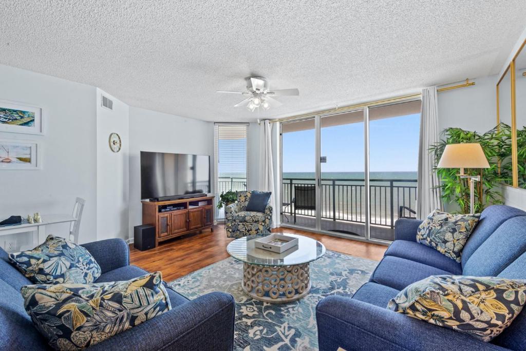 Windy Hill Dunes 1302 - Elegant oceanfront condo with hardwood floors and a lazy river - main image