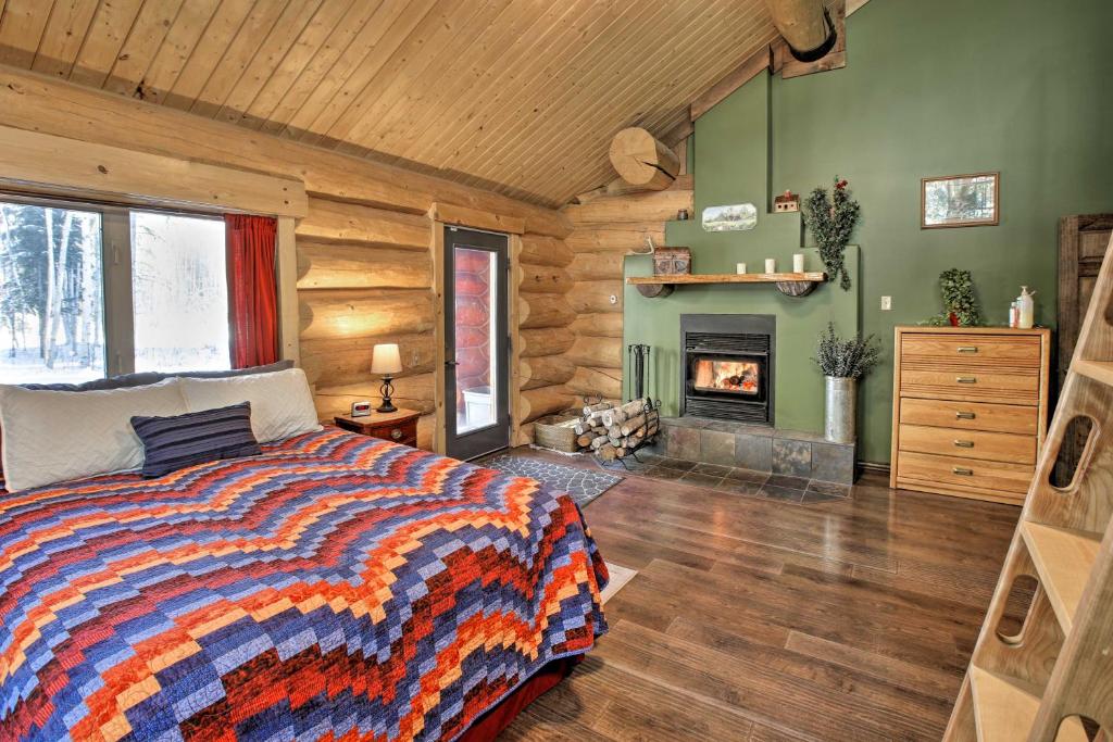 Secluded Log Cabin with Patio and Chena River Access! - image 2