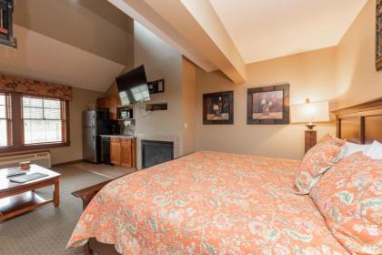 A310- Standard view studio & loft sleeps 6 cozy fireplace & free wifi! - image 9