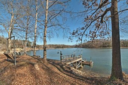 Lakefront Harrison Home with Sunroom Deck and Dock Ooltewah Tennessee