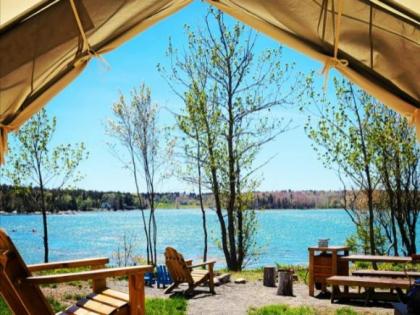 tentrr   Shoreline Camping Owls Head Maine