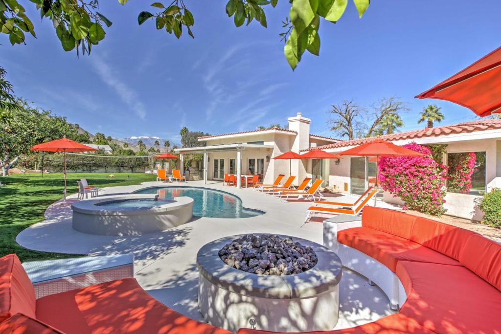 Luxury Retreat with Backyard Oasis Walk to El Paseo - main image