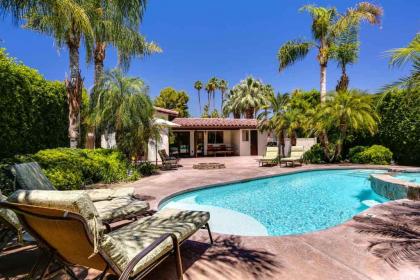 Poolside terrace Palm Springs California