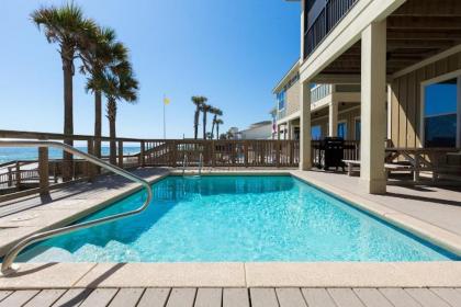 the Pelicans Nest Beachfront 4 Bdrm 4 and half Bath Home with Pool and Hot tub Panama City Florida