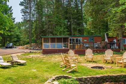 Rustic Pequot Lakes Cabin with Dock on Loon Lake