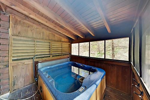 Secluded Creekside Retreat with Private Hot Tub cabin - image 3