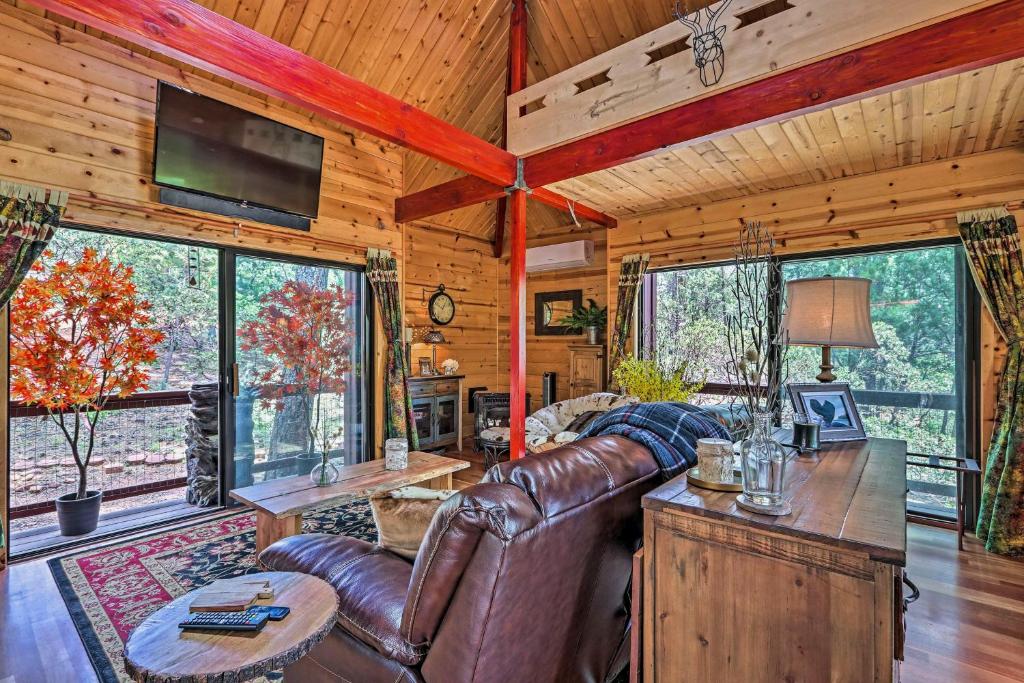 Strawberry and Pine Studio Cabin with Outdoor Oasis! - image 2