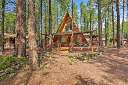 Warm A Frame Cabin with Pet Friendly Amenities Arizona