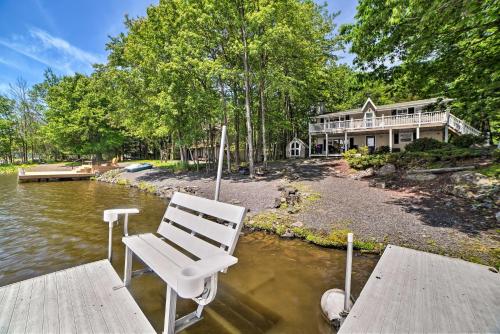 Waterfront Pocono Lake Home with Private Dock! - main image