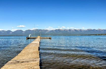 Polson Home On Flathead Lake with Pvt Dock and mtn Views