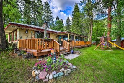 Flathead Lake House with Private Beach and Boat Dock Polson