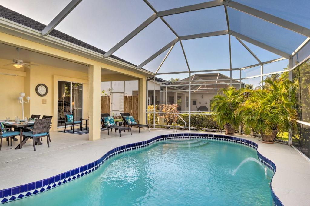 Port Charlotte Home on Canal with Lanai and Pool! - main image