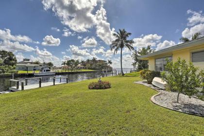 Waterfront Port Charlotte Cottage with Dock Bch 2 mi Port Charlotte Florida