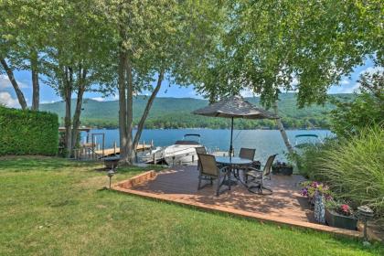 Waterfront Home on Lake George with Boat Dock