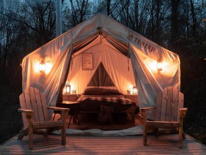 Luxury tents in Rock Stream New York