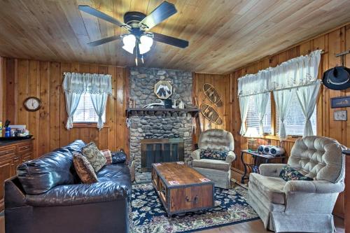 Rustic Riverfront Cabin about 5 Miles to Ruidoso Downs! - main image