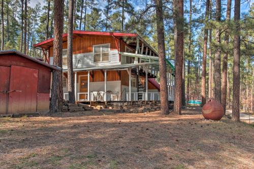 Secluded Ruidoso Cabin with Forest Views and Porch! - image 4