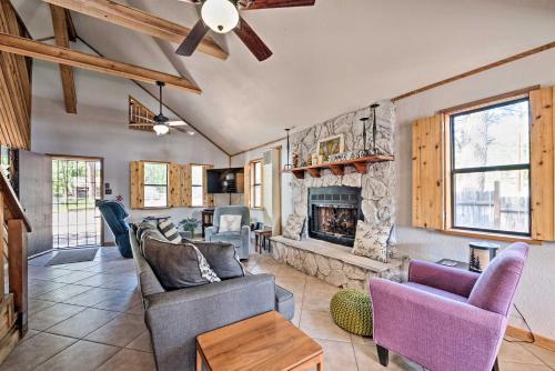 Rustic Ruidoso Cabin with Deck - Walk to Midtown - main image