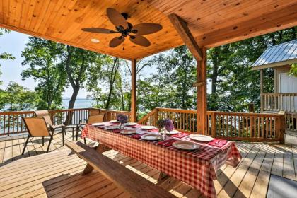 Lakefront Rutledge Home with Fire Pit and Private Dock