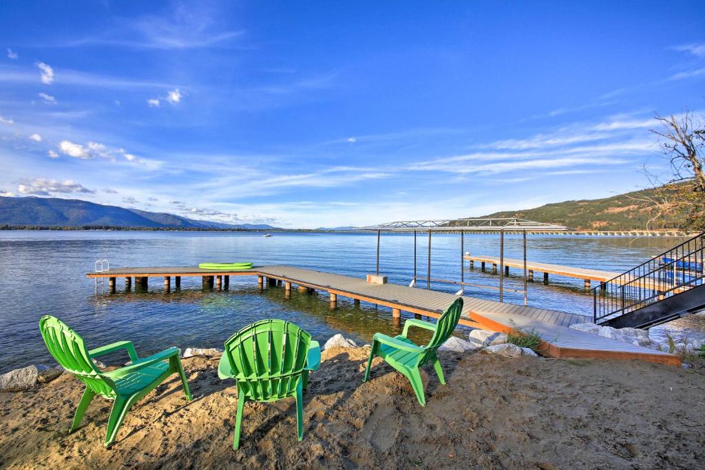 Lakefront Home with Dock and Hot Tub Near Schweitzer! - main image