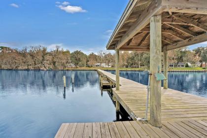 Riverfront Home With Dock Fishing Charcoal BBQ AmAZING Sunsets St Augustine