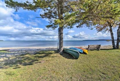 St Ignace Cottage with Deck and Beach on Lake Huron!