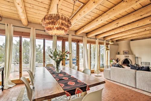 Authentic Santa Fe Adobe Home with Desert Views - main image